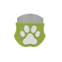 Load image into Gallery viewer, Pet Grooming Comb - Flea Comb for Cats &amp; Dogs, Curved Design for Face &amp; Body, Mini Detangling Brush for Pets
