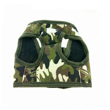 Load image into Gallery viewer, Dog Harness Leash Set Cute Army Small Dog Harness Cats Walking Chest Vest Canvas Pets Puppy Harness For Autumn Winter Spring
