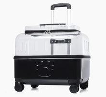 Load image into Gallery viewer, Portable Dog Strollers Carriers Travel Luxury Transparent Cats Strollers Cheap Outdoor Small Medium Suitcase Pets Supplies
