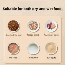 Load image into Gallery viewer, Pet Automatic Feeder Timed Quantification Separate Bowls for Dry Wet Feeding Easy to Clean Short-distance Travel Home Use
