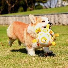 Load image into Gallery viewer, Dog outdoor chewing toy that is durable, bite-resistant and makes sound - inflatable football toy
