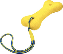 Load image into Gallery viewer, Dog Rope Bones Dog Ball on a Rope Dog Toy, Floating Foam Dog Bones with Rope, Tug Ball Toy for Small Medium Large Dogs
