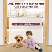 Load image into Gallery viewer, Retractable Dog Gate for Doorways Stairs Hallways Indoor Outdoor Pet Fence
