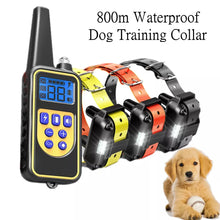 Load image into Gallery viewer, Electric Dog Training Collar Waterproof Dog Bark Collar Pet With Remote Control Rechargeable Anti Barking Device All Size Dogs
