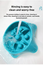 Load image into Gallery viewer, Dog Slow Feeder Slow Food Bowl  Anti-Choking Anti-tipping Delay eating Anti-slip pet food bowl easy to clean Slow down eating
