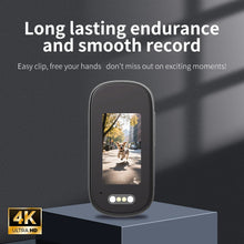 Load image into Gallery viewer, 4K pixel cat and dog pet camera, mini thumb camera, outdoor bicycle camera, motorcycle wide-angle camera, portable helmet camera
