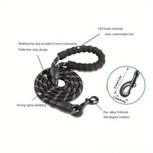 Load image into Gallery viewer, Reflective Dog Leash With Comfortable Padded Handle - Double Heavy Duty Traction Rope For Strong Dogs - Enhance Safety And Contr
