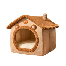 Load image into Gallery viewer, Foldable Pet House Removable Washable Cat House Puppy Cave Sofa Pet Bed House for Extra Small Dogs and Small and Medium Cats

