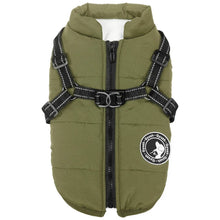 Load image into Gallery viewer, Pet Dog Jacket With Harness Winter Warm Dog Clothes For Labrador Waterproof Big Dog Coat Chihuahua French Bulldog Outfits
