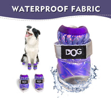 Load image into Gallery viewer, Dog Shoes for Large Dogs with Letters，Medium Dog Boots  Paw Protectors for Winter Snowy Day，Water-Resistant in Rainy Weather, Ou
