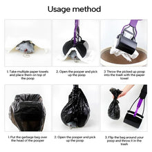 Load image into Gallery viewer, Durable Dog Poop Grabber Easy Cleaning Outdoor Pet Pooper Scooper Walking Gear new
