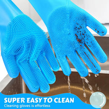 Load image into Gallery viewer, Pet Grooming Bathing Gloves Dog Cat Bathing Shampoo Scrubber Magic Massaging Cleaning Cleanner Sponge Silicon Hair Removal Glove
