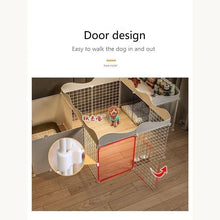 Load image into Gallery viewer, Household Pet Dog Fence House  Kennel Indoor Small Dog Teddy Bear Fence Isolation Door With Toilet Area  Cage
