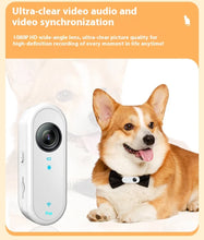 Load image into Gallery viewer, Waterproof Mini Body Camera for Dogs Cats, Outdoor Adventures Pet Camera Cam Smart Collar HD 1080P WiFi App with Video Recording
