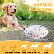 Load image into Gallery viewer, Dog Ball for Aggressive Chewers Tough Large Indestructible Dog Footballs Outdoor Floating Fetch Game Pets Toys

