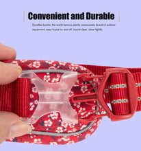 Load image into Gallery viewer, Truelove Pet Dog Harness Floral No Pull Cotton Fabric Breathable and Reflective Soft for Big Medium Small Adjustable VestTLH5655
