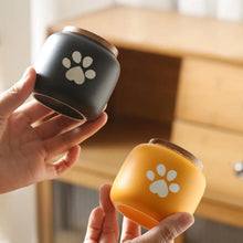 Load image into Gallery viewer, Ceramic Pet Ashes Storage Box Cute Memorials Funeral Urn for Pets Moisture Proof with Lid Memento Burial Holder For Pet Ashes
