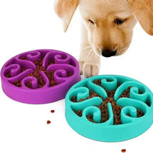 Load image into Gallery viewer, Slow Feeder Dog Bowl - Healthy Eating and Digestion Solution with Bloat Stop Design for Reduced Gulping and Choking
