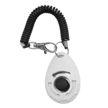 Load image into Gallery viewer, Dog Training Clicker Pet Cat Dog Click Trainer Various Style Aid Adjustable WristStrap Sound Key Chain Dog Repeller Pet Product
