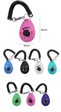 Load image into Gallery viewer, Dog Training Clicker Pet Cat Dog Click Trainer Various Style Aid Adjustable WristStrap Sound Key Chain Dog Repeller Pet Product
