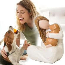 Load image into Gallery viewer, [Heartwarming Comfort Gift] Pet Memorial Gift, Comfort Gift for the Loss of a Dog, Dedicated to Those Who Have Lost Their Beloved Pets, Hand-Painted Resin Memorial Sculpture, Healing Home Desktop Ornament, Christmas and Thank
