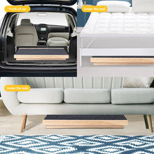 Load image into Gallery viewer, Pet Dog Ramp Ladder Natural Pine Wooden Lightweight Folding Anti-skid Adjustable 2 Height Climbing Ladder
