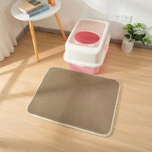 Load image into Gallery viewer, Cat Litter Mat With Gift Double Layer Waterproof Pet Litter Box Mat Non-slip Sand Cat Pad Washable Bed Mat Clean Pad Products
