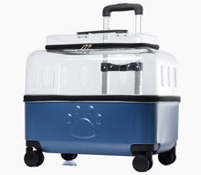 Load image into Gallery viewer, Portable Dog Strollers Carriers Travel Luxury Transparent Cats Strollers Cheap Outdoor Small Medium Suitcase Pets Supplies
