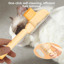 Load image into Gallery viewer, Grooming Comb Cat Accessories Things For Cats Pet Hair Brush Self Cleaning Tool To Remove Knots And Floating Hair Effectively
