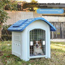Load image into Gallery viewer, Large Waterproof Outdoor Dog House - Detachable &amp; Washable Dog Cage for Medium/Large Breeds, All-Weather Shelter
