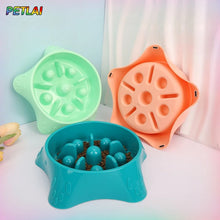 Load image into Gallery viewer, Dog Slow Feeder Slow Food Bowl  Anti-Choking Anti-tipping Delay eating Anti-slip pet food bowl easy to clean Slow down eating
