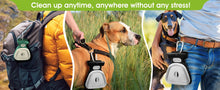 Load image into Gallery viewer, Superdesign Dog Poop Scooper - Suitable for Small and Large Dogs, for Yard and Walking, Adjustable Leather and Bag Attachment, Perfect for Travel and Camping

