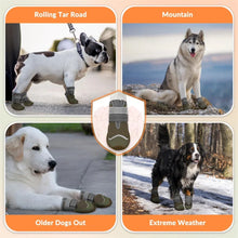 Load image into Gallery viewer, Dog Shoes Breathable Anti Slip Booties for Large Medium Small Dogs Hot Pavement Winter Snow Hiking Travel Paw Protectors
