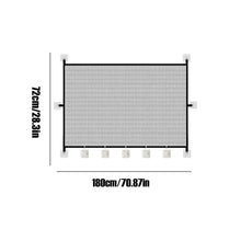 Load image into Gallery viewer, Dog Gate Indoor Retractable Mesh Baby Fence Pet Accessories For Porch Window Fireplace Doorway Yard Nursery Kitchen Balcony Pool
