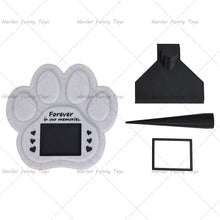Load image into Gallery viewer, Paw Printing Pet Memorial Plaque 3D Printed Pet Tombstone Simulation Memorial Stone Dog Cat Photo Frame Pet Remembrance Gift
