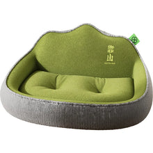 Load image into Gallery viewer, New dog bed with increased height and thickness, leaning against the mountain bed and pillow for neck protection, pet bed for sl
