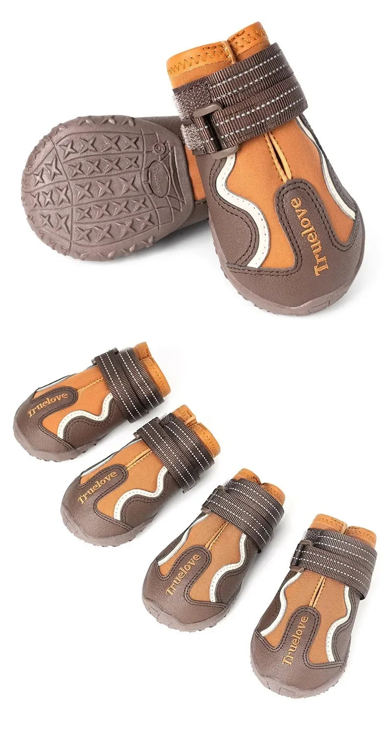 Dog Shoes Adjustable Waterproof Warm and Protect The Feet Small Dogs Reflective Shoes Easy Clean Pet Supplies Products