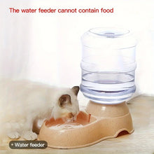 Load image into Gallery viewer, Pet dog and cat water feeding and feeder  can be large capacity automatic water storage water feeder  and feeder
