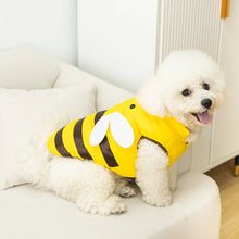 Load image into Gallery viewer, Dog clothes cat clothes bee dog clothes four seasons new bee warm pet waterproof clothes
