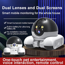 Load image into Gallery viewer, 1080P Pet Tracking WIFI Camera Home Security Protection Surveillance Camera Mobile APP Remote Control Baby Pet Monitor Robot Cam

