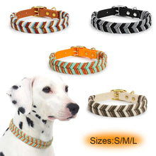 Load image into Gallery viewer, Dog Fashion Collar For Ladies Handmade Design Pet Colorful Neck Ring Small Medium and Large Dogs Lead-collar Wear Supplies
