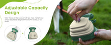 Load image into Gallery viewer, Superdesign Dog Poop Scooper - Suitable for Small and Large Dogs, for Yard and Walking, Adjustable Leather and Bag Attachment, Perfect for Travel and Camping
