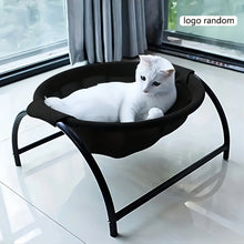 Load image into Gallery viewer, Cat Bed Stable Structure Detachable Excellent Breathability Easy Assembly Indoors Outdoors Free-Standing Sleeping Pet Hammock

