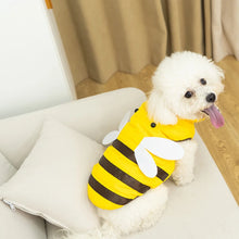Load image into Gallery viewer, Dog clothes cat clothes bee dog clothes four seasons new bee warm pet waterproof clothes

