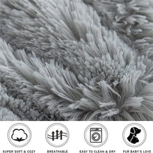 Load image into Gallery viewer, 40-110cm Round Pet Bed for Large Dog Bed Super Soft Cat Bed Long Plush Dog House for Medium Dog House Winter Warm Sleeping
