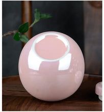 Load image into Gallery viewer, Pet Footprint Memorial Urn, Ceramic Sealed Storage Tank, Simple Ashes, White, Pink, Dog, Cat Memorial Ashes Storage
