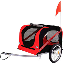 Load image into Gallery viewer, Outdoor Dog Carriers Small Trailer Portable Folding Storage Small Medium Dogs Travel Bicycle Trailer Dog Supplies Pet Products
