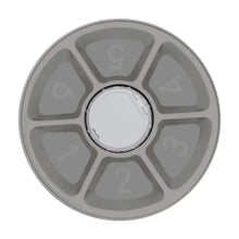 Load image into Gallery viewer, Round Automatic Cat &amp; Dog Feeder 6 Grids 6 Meals Timing 24H Electric Dry Food Dispenser Practical Automatic Pet Feeding Supplies
