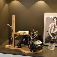 Load image into Gallery viewer, Home Decoration Handsome Bulldog Statue Dog Statue Tray Series Multi Functional Storage Home Decor
