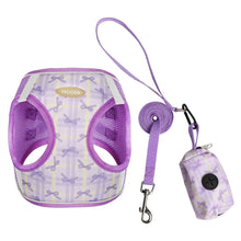 Load image into Gallery viewer, Cat Accessories Breathable Dog Harness Leash Adjustable Anti slip Cat Harnesses Vest Soft Bow Pet Chest Harness for Small Dogs
